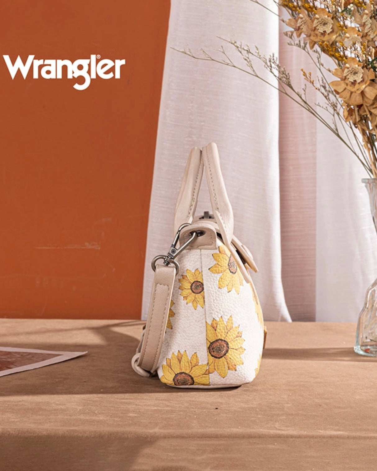 WRANGLER SUNFLOWER PRINT MINI CROSSBODY BAG