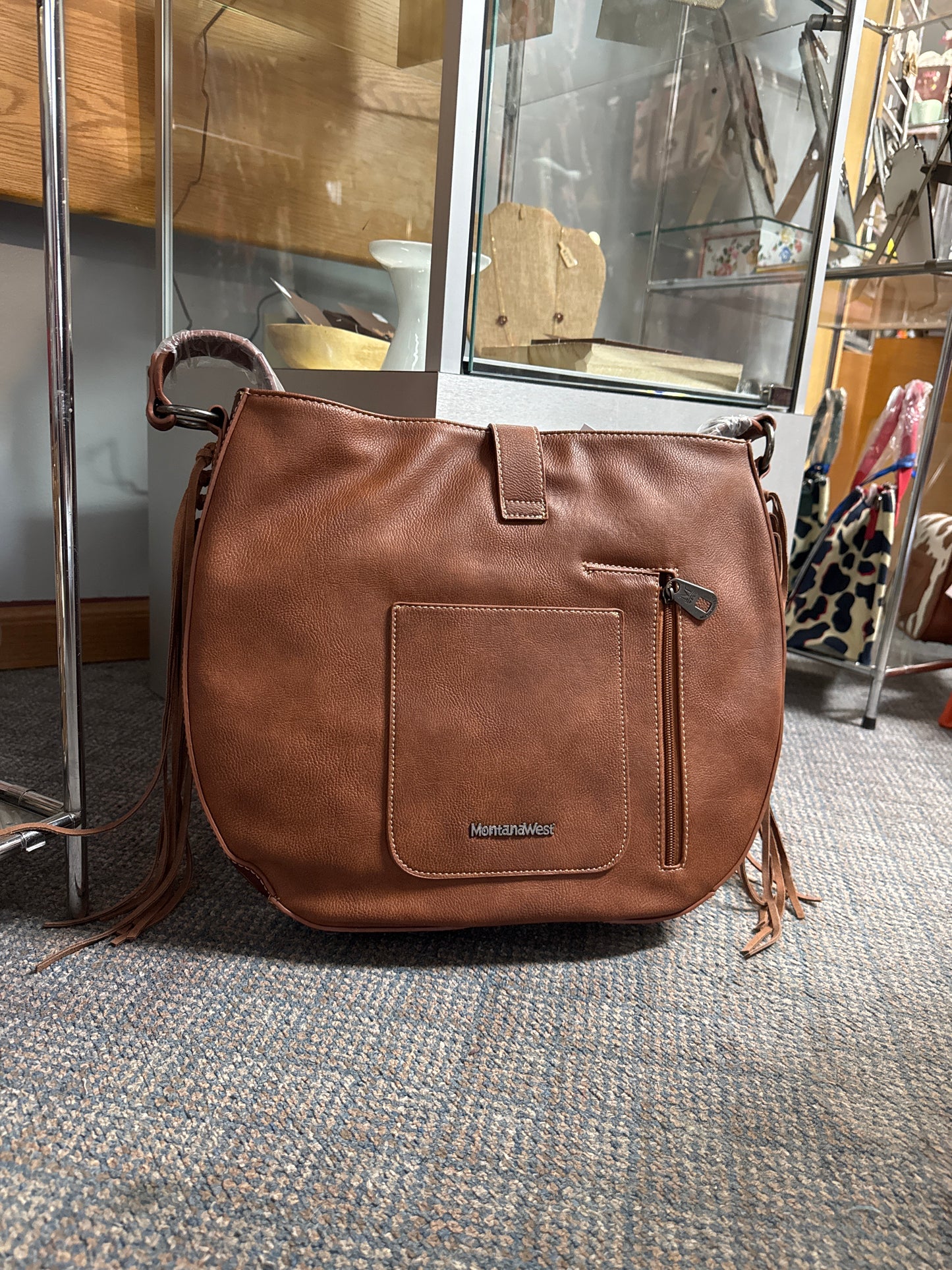 MONTANA WEST LEOPARD HOBO BAG