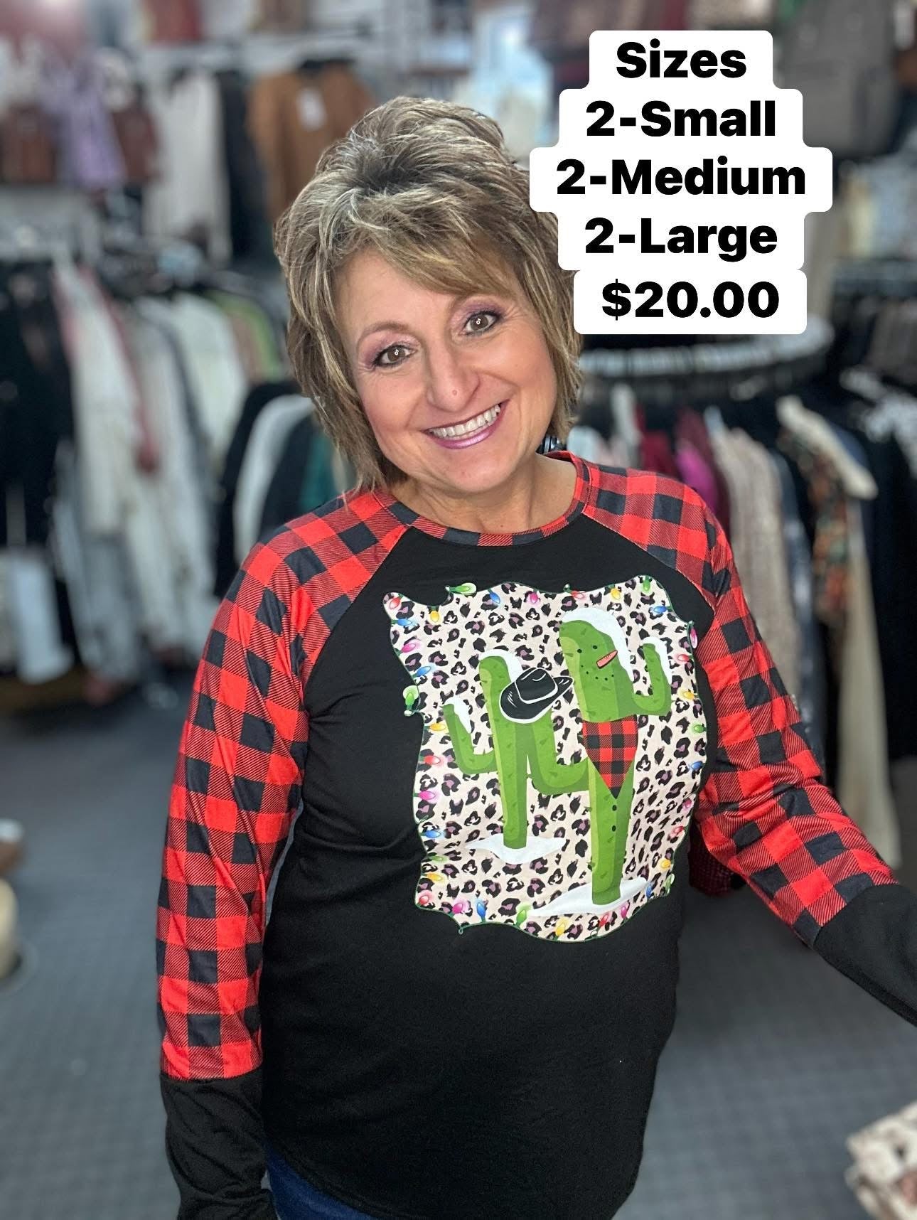 Christmas Cactus Long Sleeve