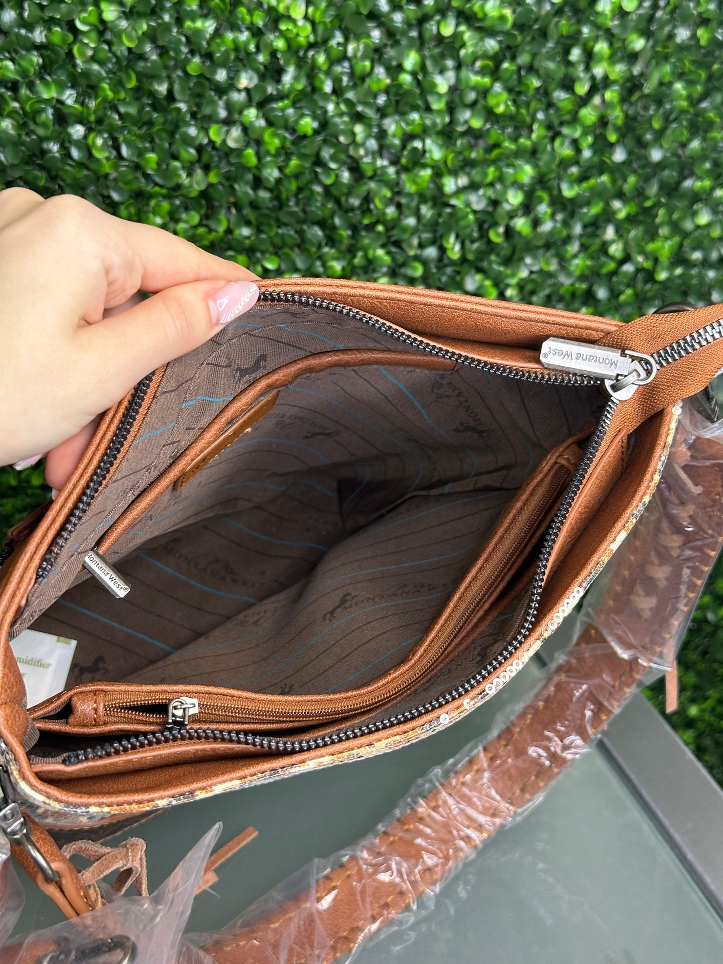 Montana West Tooled Aztec Collection Hobo