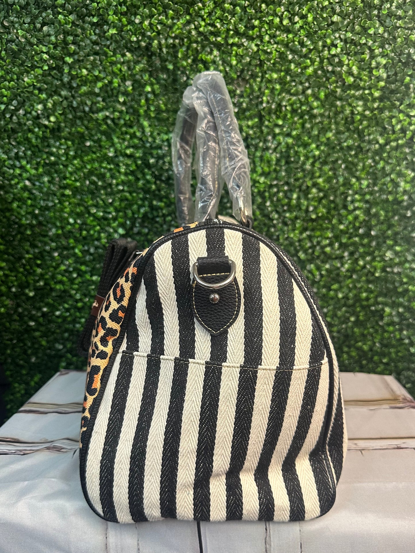 Montana West Western Pattern Canvas Weekender Bag