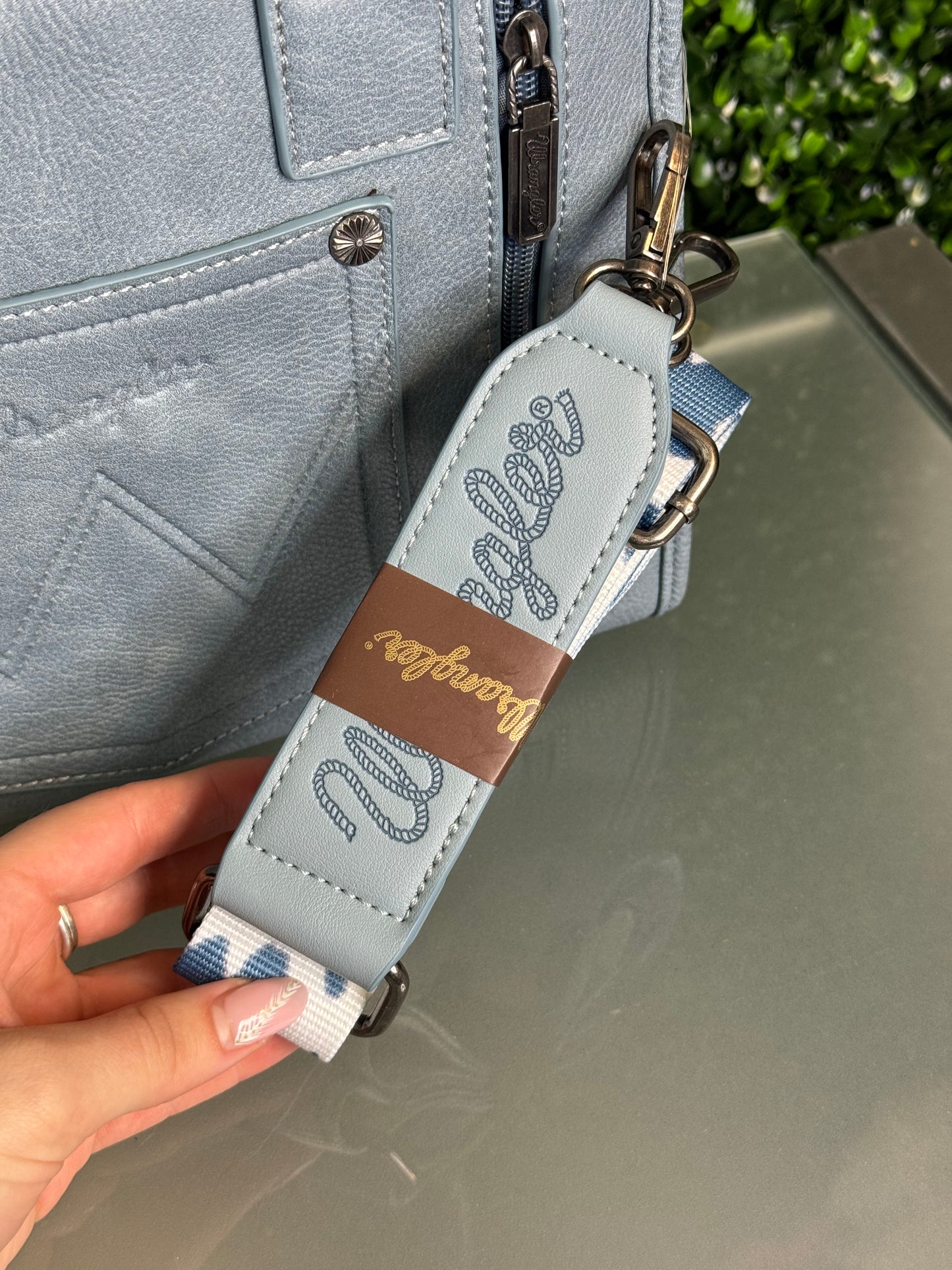 Wrangler Cow Print Concealed Carry Tote/Crossbody