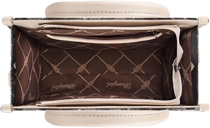 Wrangler Southwestern Pattern Dual Sided Print-Tote/Crossbody