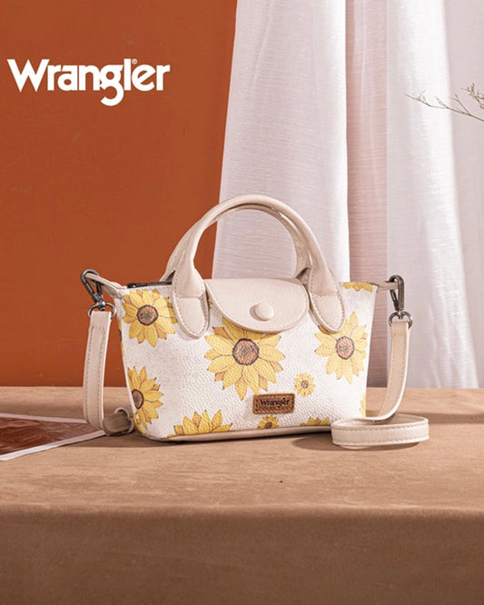 WRANGLER SUNFLOWER PRINT MINI CROSSBODY BAG