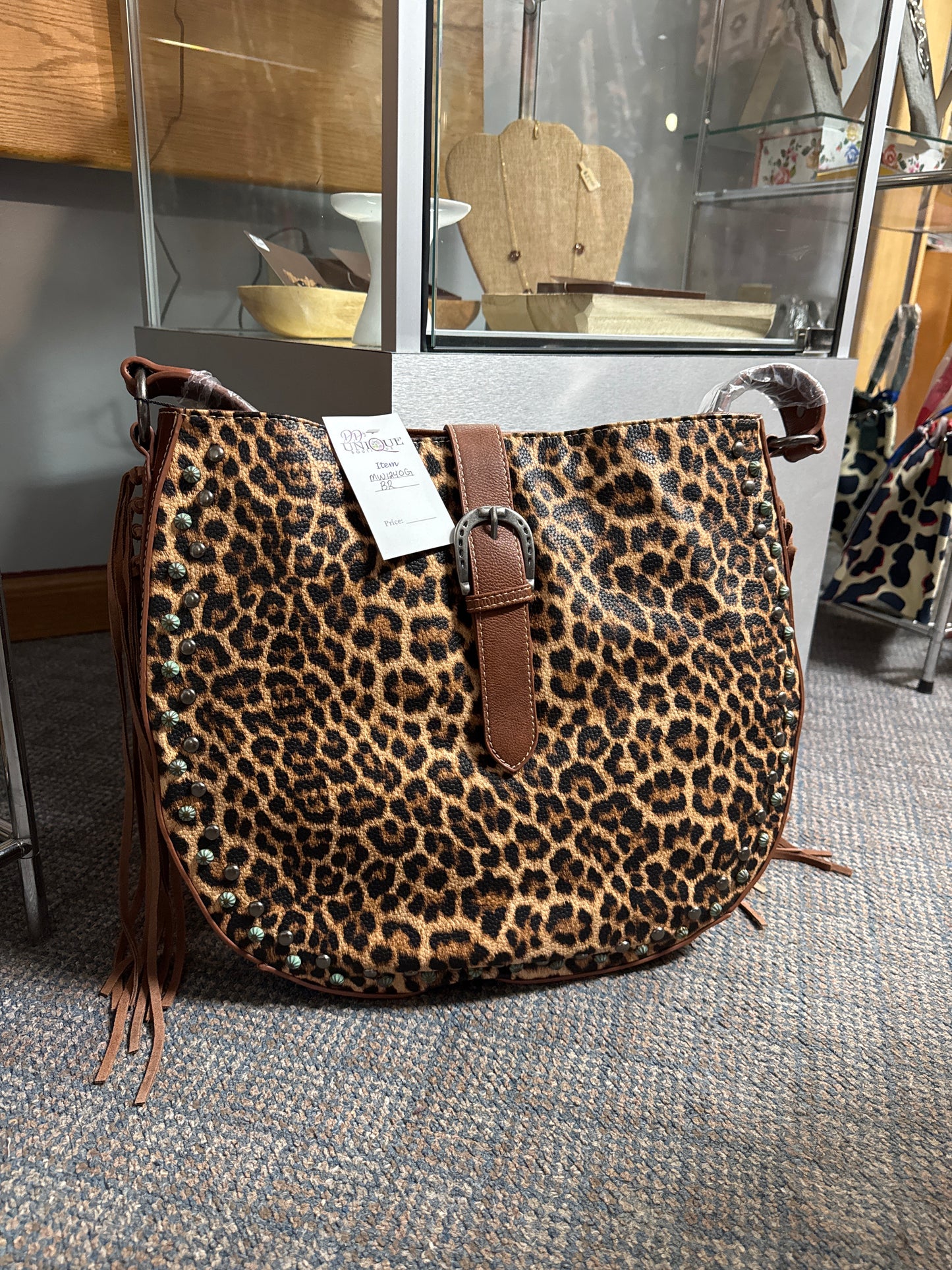 MONTANA WEST LEOPARD HOBO BAG