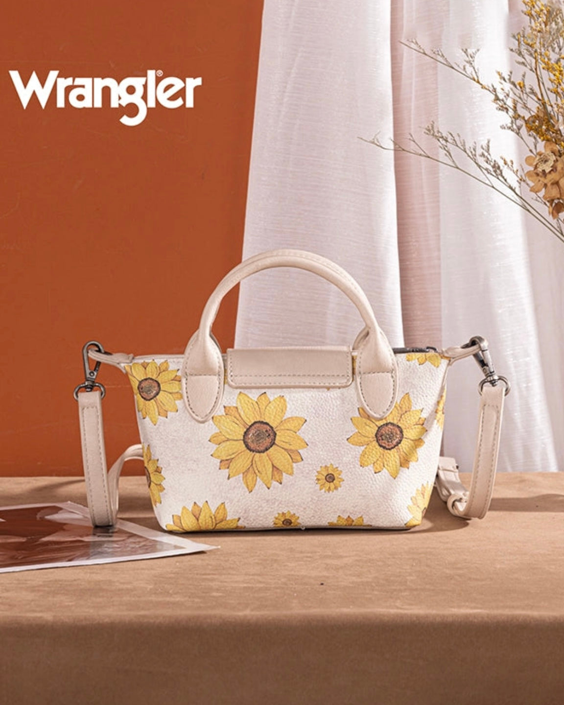 WRANGLER SUNFLOWER PRINT MINI CROSSBODY BAG