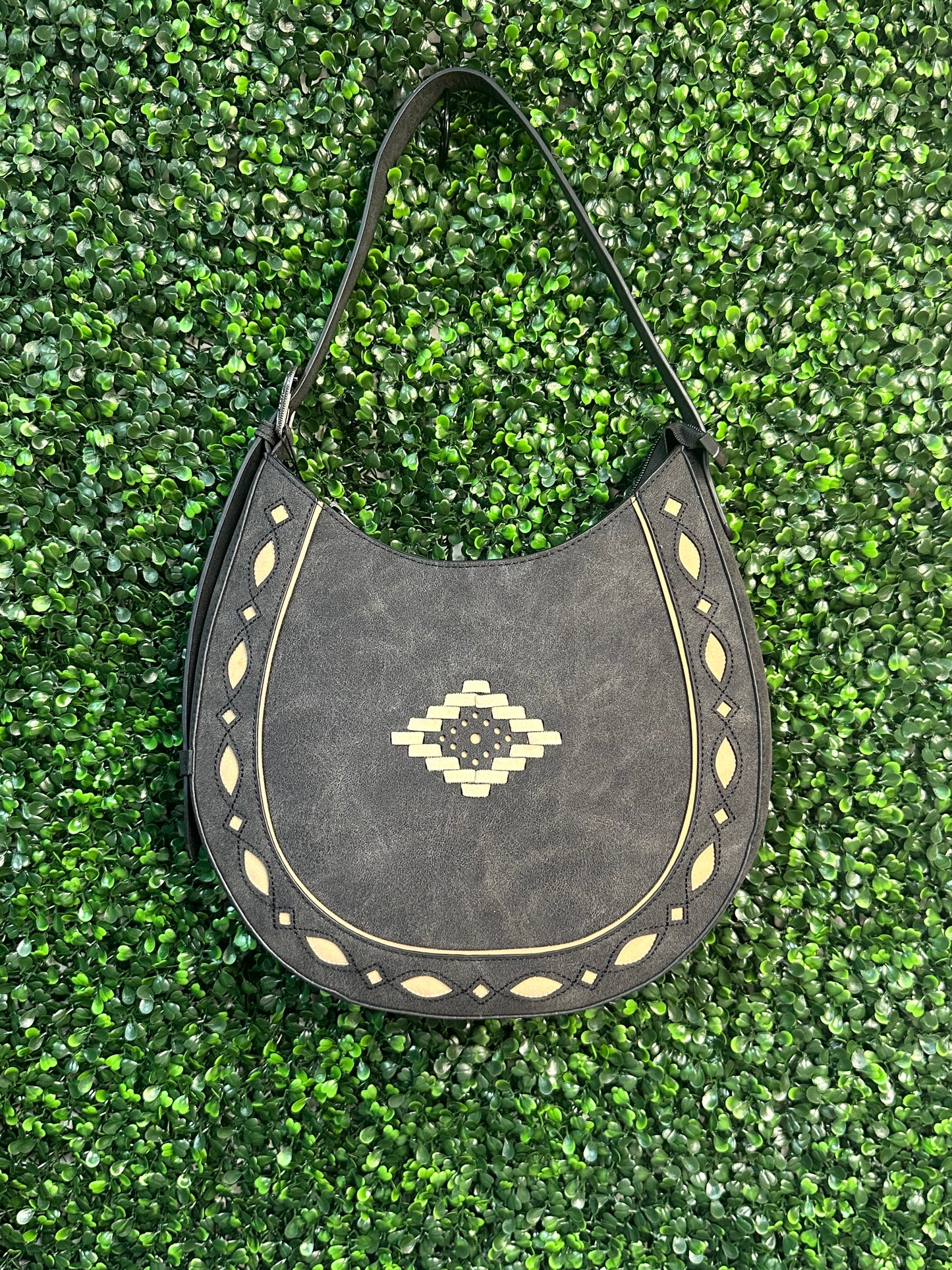 Montana West Western Aztec Cut-Out Hobo Shoulder Bag