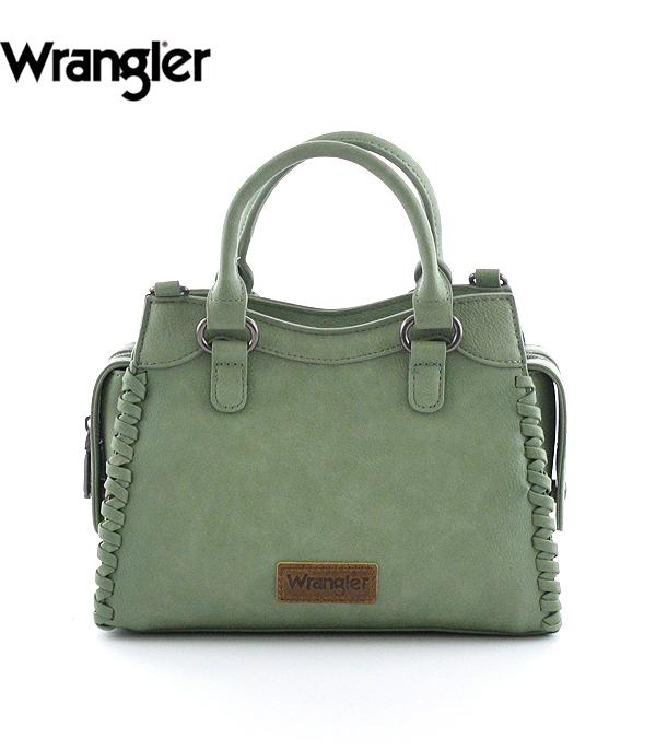 Wrangler Braided Detail Tote Crossbody