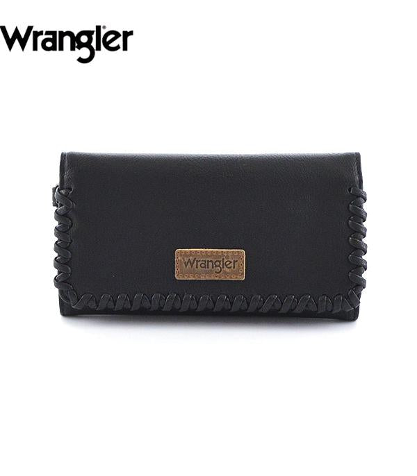 Wrangler Braided Detail Wallet Wristlet