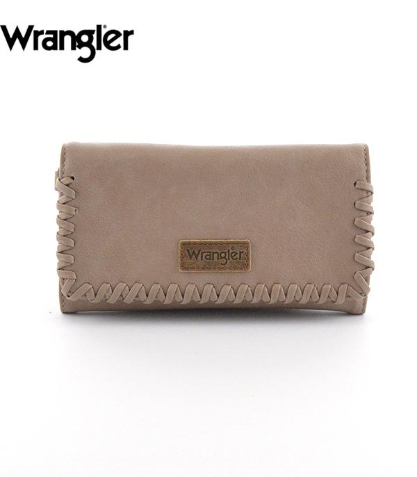 Wrangler Braided Detail Wallet Wristlet