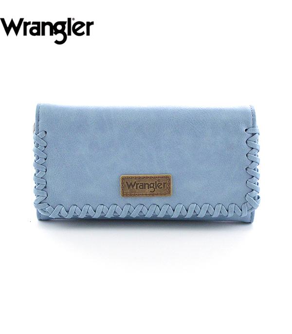 Wrangler Braided Detail Wallet Wristlet