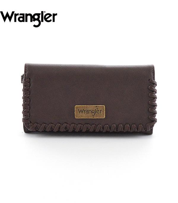 Wrangler Braided Detail Wallet Wristlet