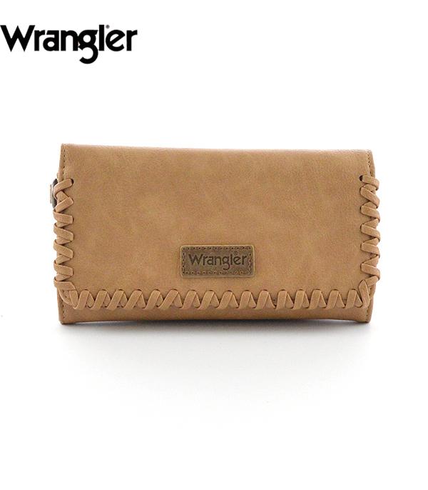 Wrangler Braided Detail Wallet Wristlet