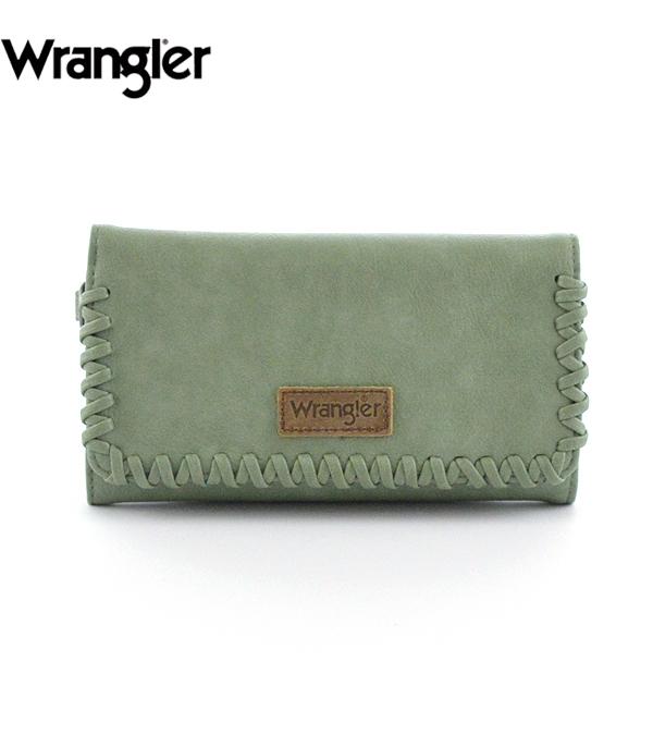 Wrangler Braided Detail Wallet Wristlet