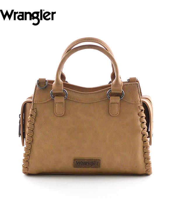 Wrangler Braided Detail Tote Crossbody