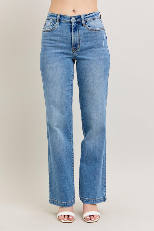 Judy Blue High Waist Trouser Straight Fit