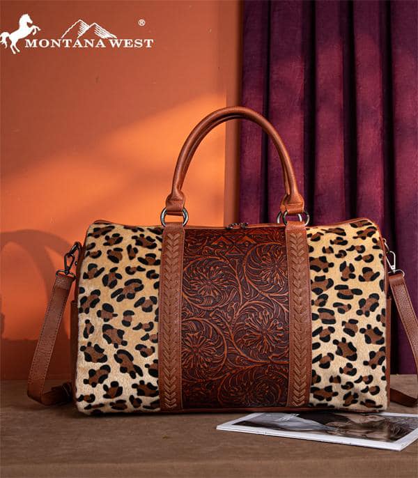 Montana West Tooled Collection Duffle Bag