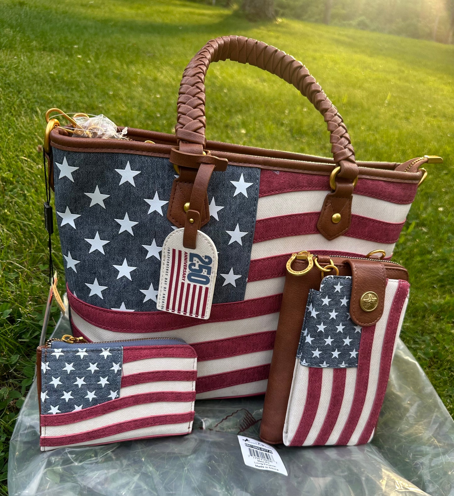 Montana West Vintage American Flag Collection - Jean