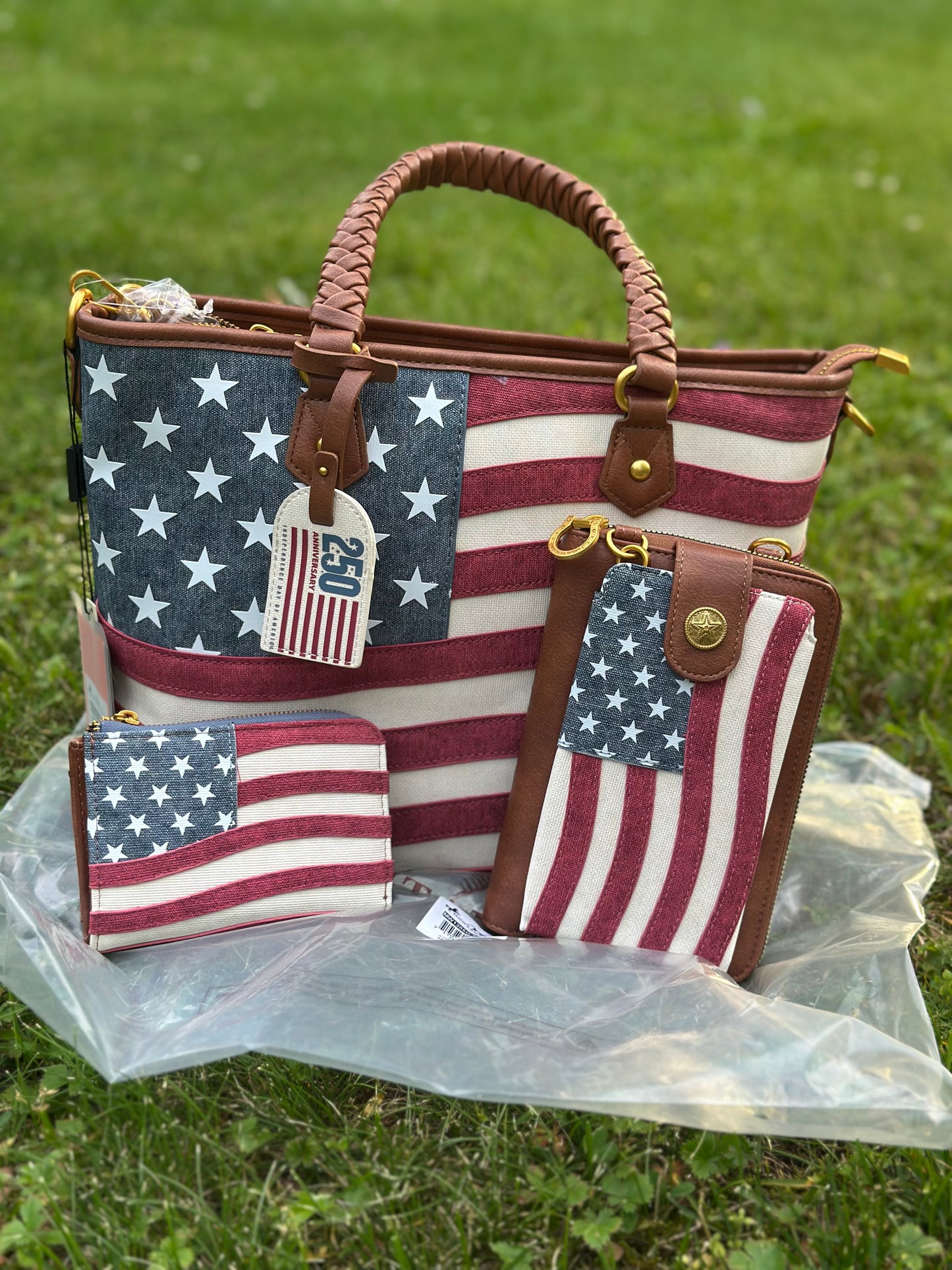 Montana West Vintage American Flag Collection - Jean