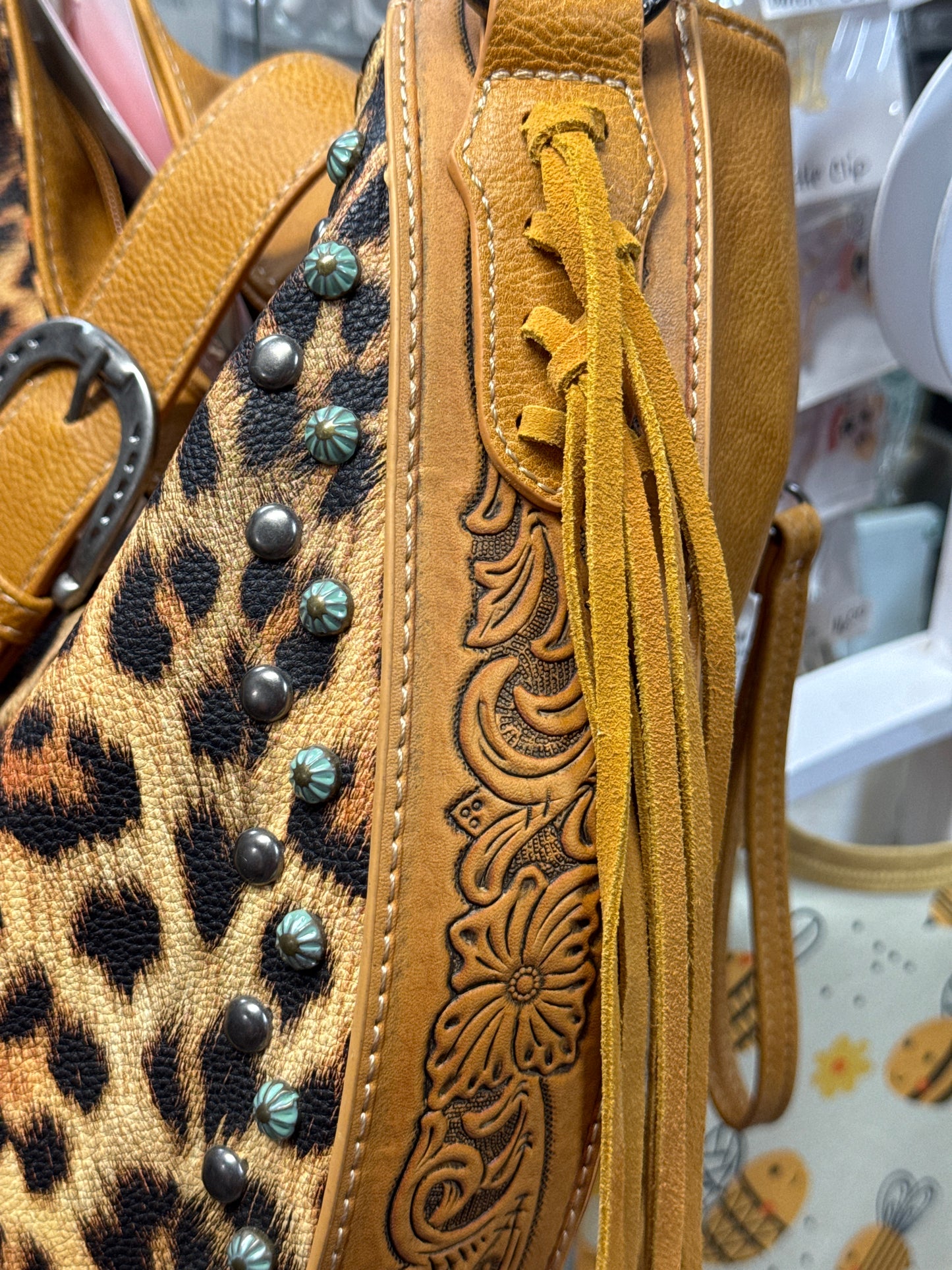 MONTANA WEST LEOPARD HOBO BAG