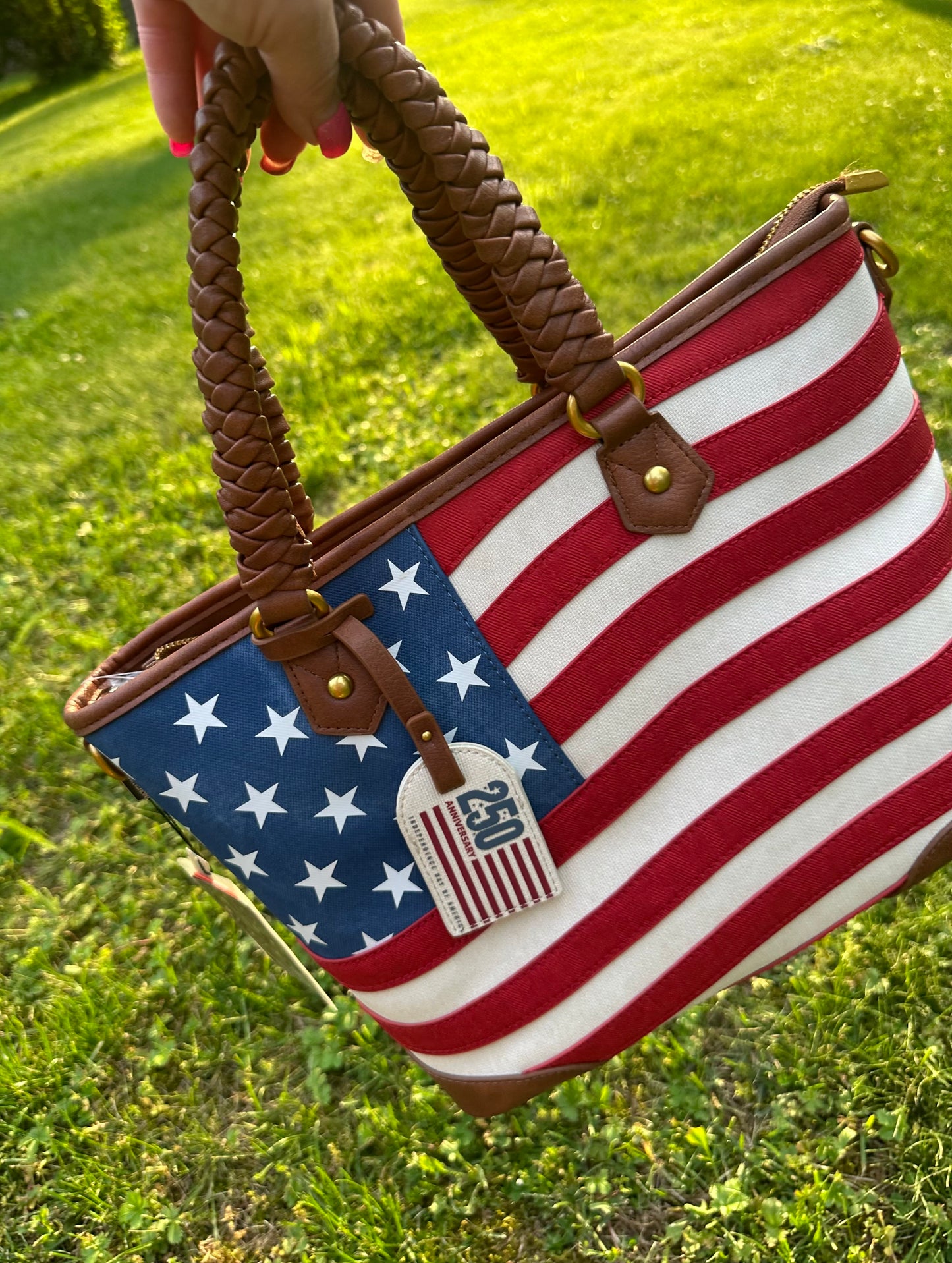 Montana West Vintage American Flag Collection - Red