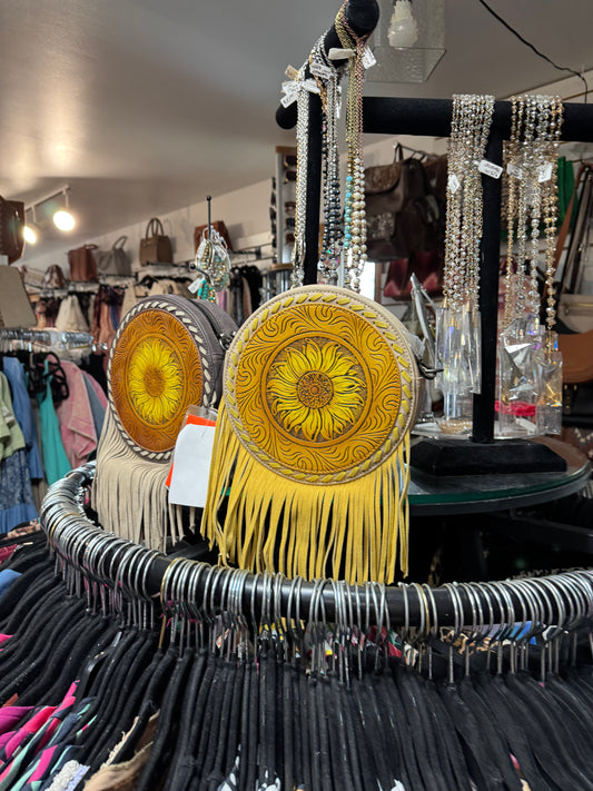 Montana West Sunflower Canteen Crossbody Bag