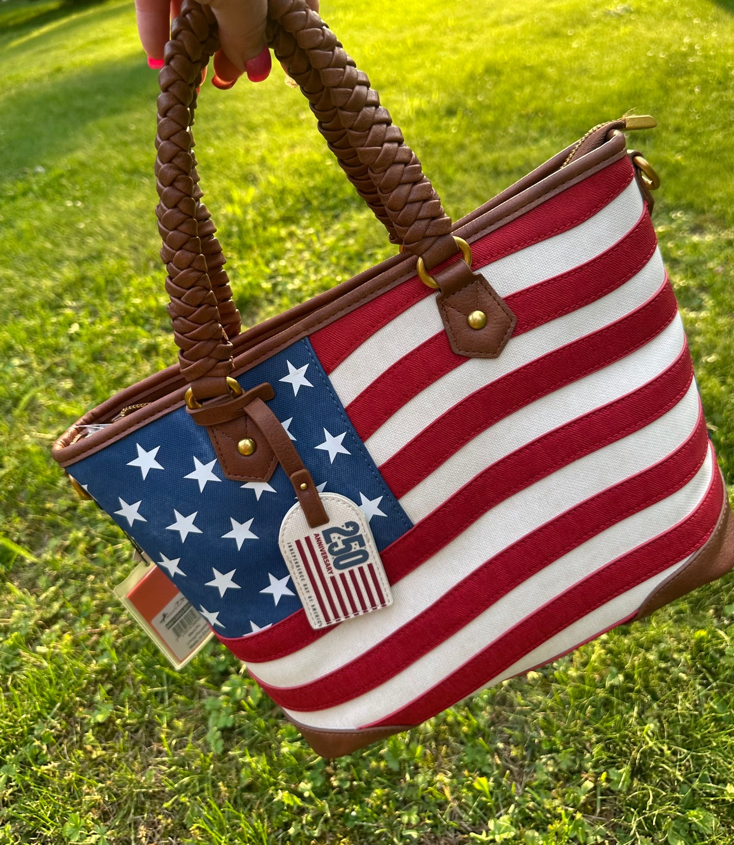 Montana West Vintage American Flag Collection - Red