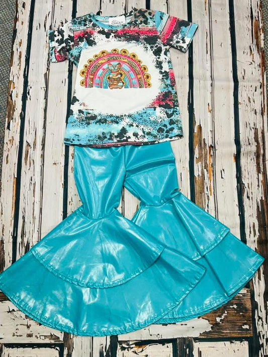 Lil Diva Western Rainbow Bunny Sets