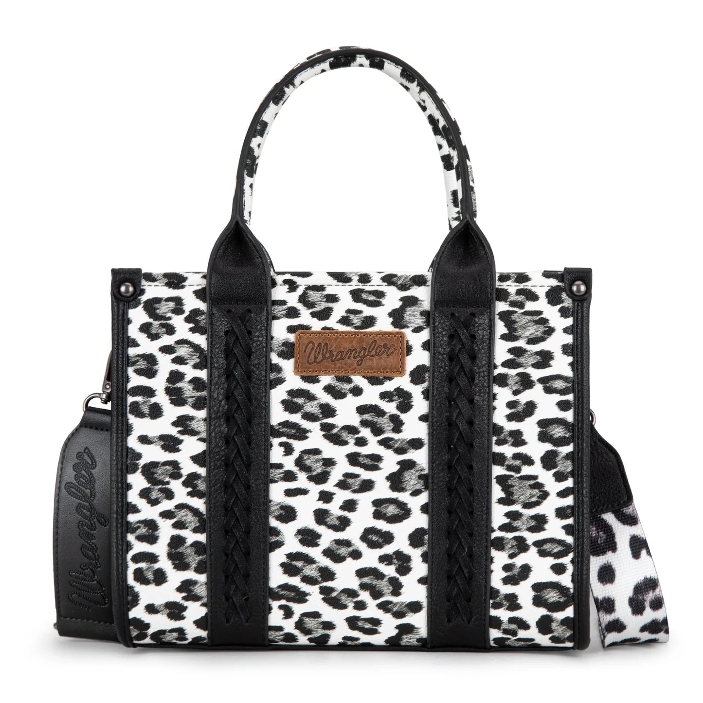 Wrangler Leopard Print Concealed Carry Tote/Crossbody