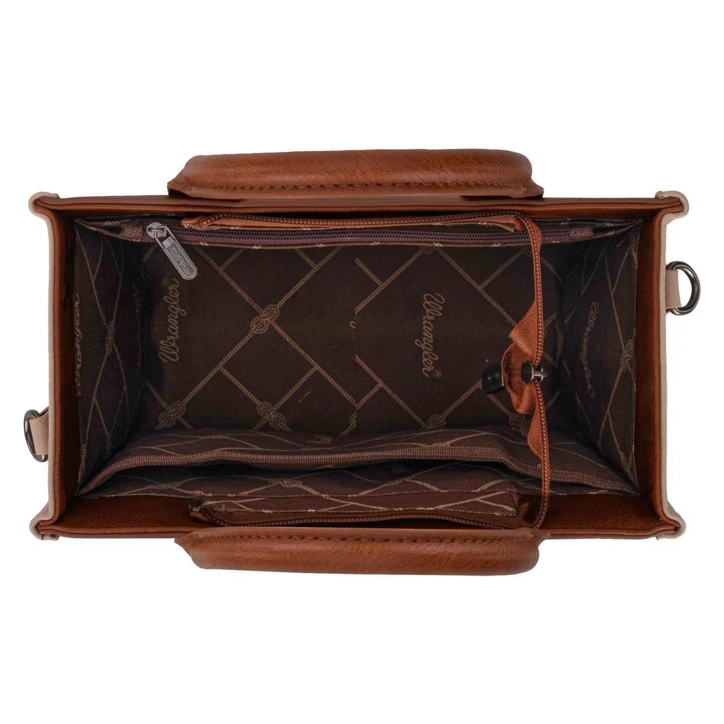 Wrangler Aztec Embroidered Tote/Crossbody
