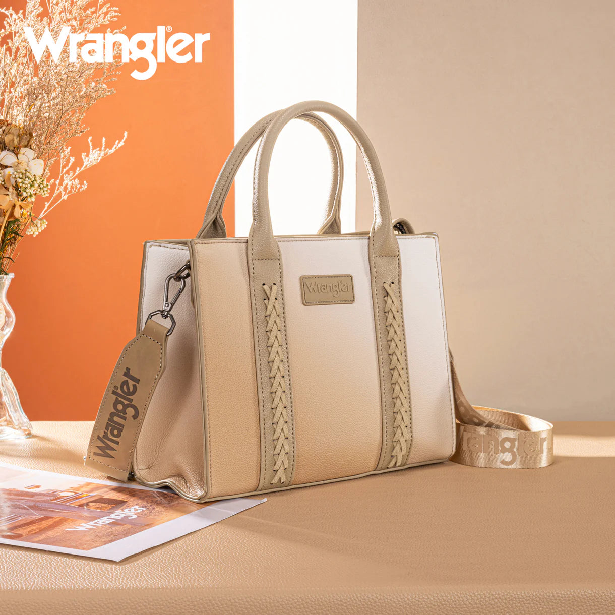 Wrangler Ombre Western Tote/Crossbody